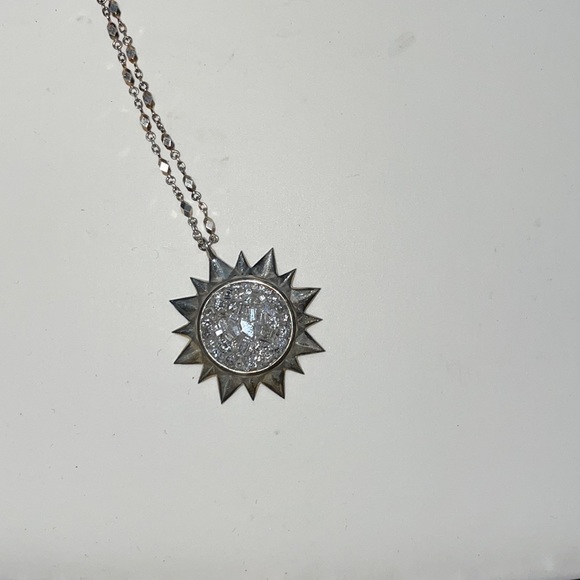 Ron Rizzo Silver Diamond Pleve Necklace - Picture 2 of 7